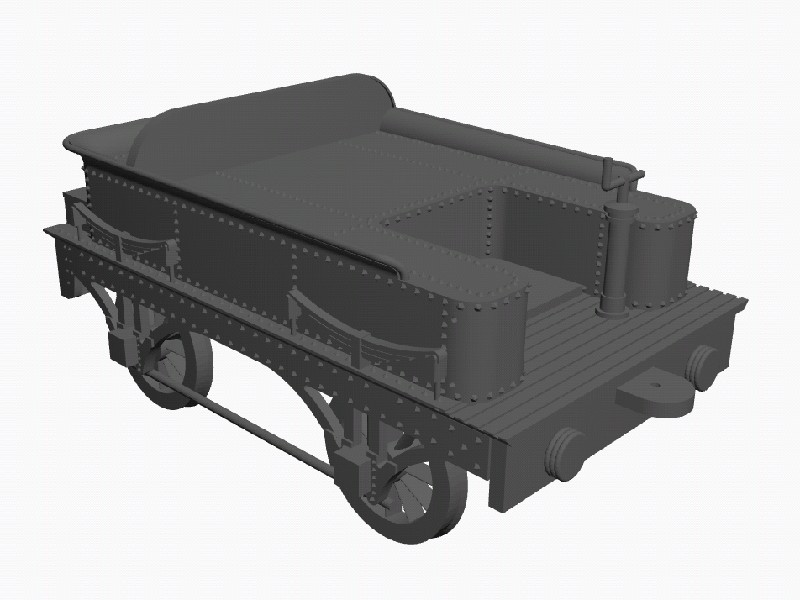 GWR 4 wheel tender GWR 4 wheel tender