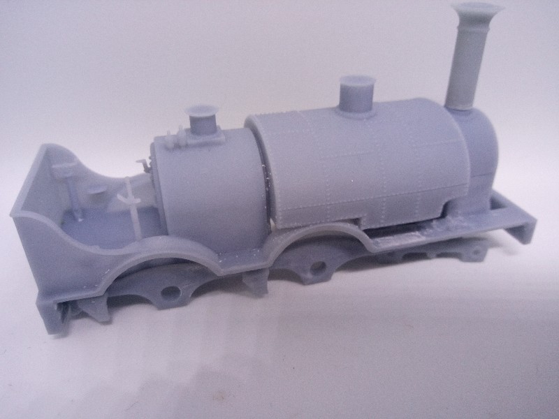 GWR broad gauge Bogie class 4-4-0T locomotive model GWR broad gauge Bogie class 4-4-0T locomotive model
