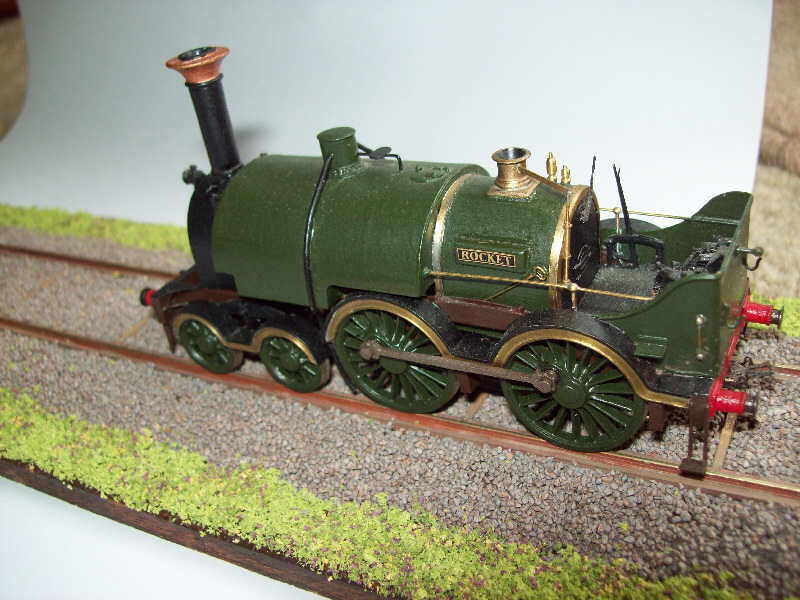SDR broad gauge 4-4-0T locomotive Rocket model SDR broad gauge 4-4-0T locomotive Rocket model