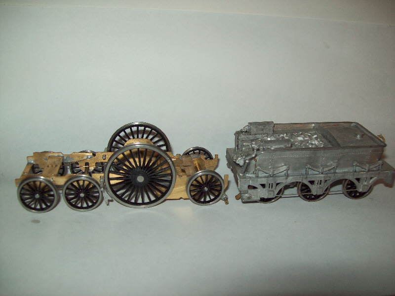 GWR broad gauge Rover class 2-2-2-2 locomotive model GWR broad gauge Rover class 2-2-2-2 locomotive model