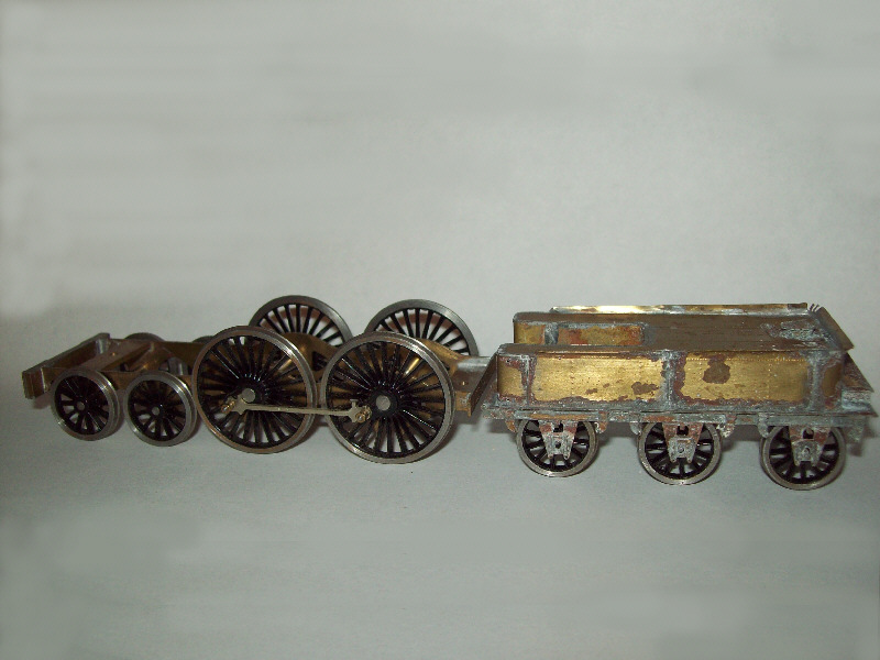 GWR broad gauge Waverley class 4-4-0 locomotive model GWR broad gauge Waverley class 4-4-0 locomotive model